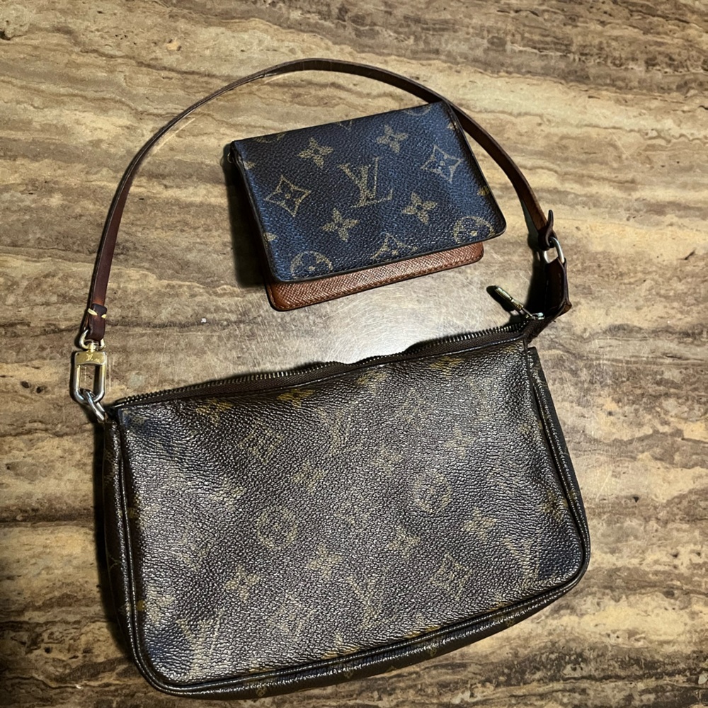 Louis Vuitton Pochette and ID wallet